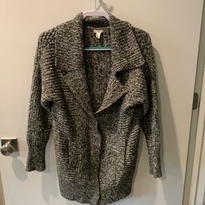 BP sweater, black and white